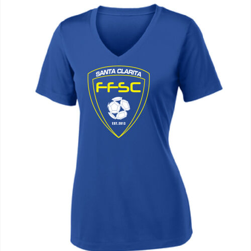 FFSC Dry Fit V-Neck - Ladies Thumbnail